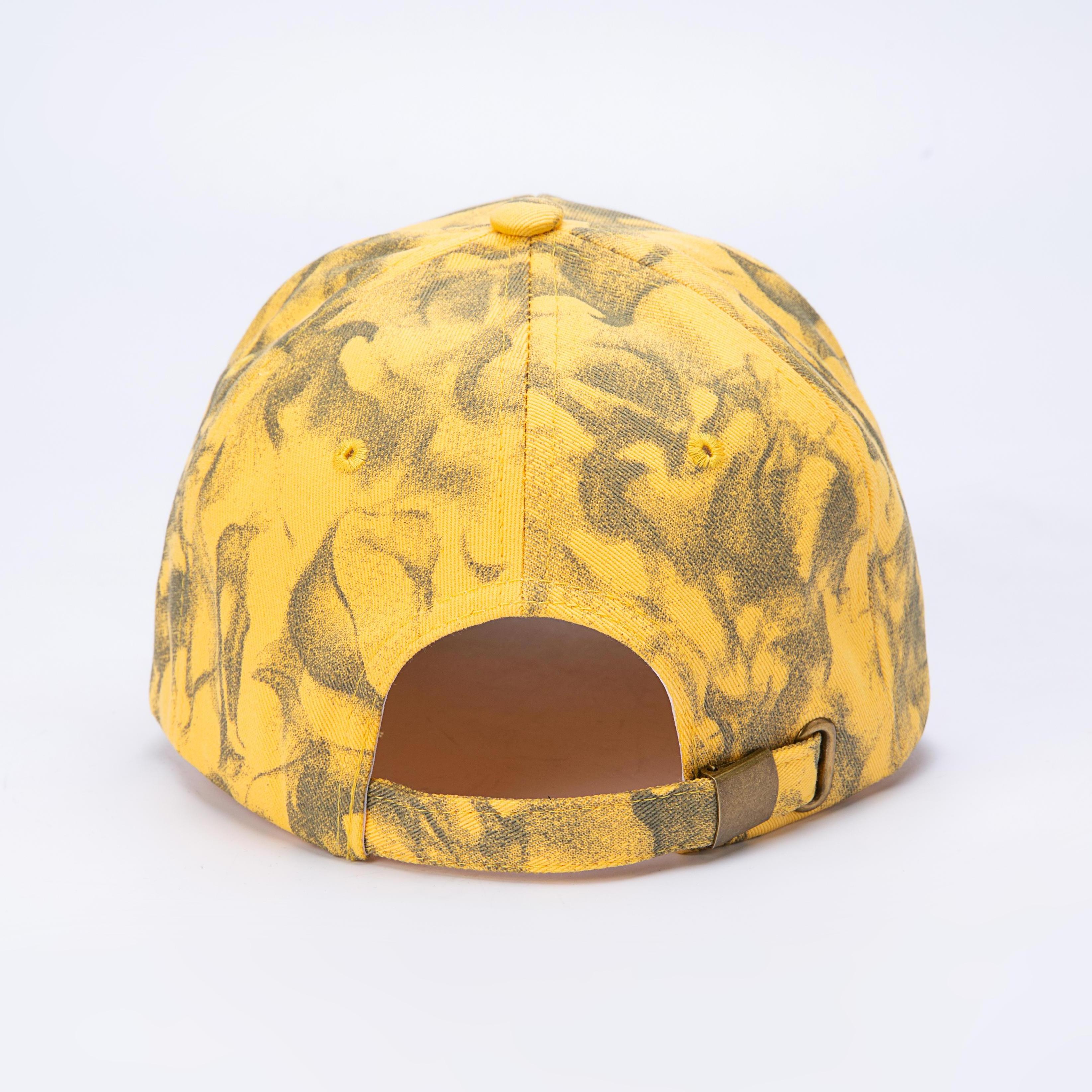 Tie-dye Graffiti Women Outdoor Sports Cap Hat Leopard Sun Visor Hat Washed Hats Canvas Baseball Cap Dad Snapback Caps