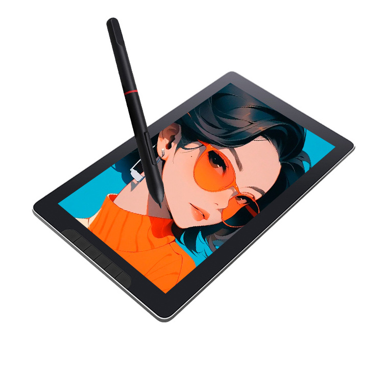 hot sale 13.3 inch HD 8192 level display tablet battery free pen stylus capacitive interactive graphics touch drawing monitor