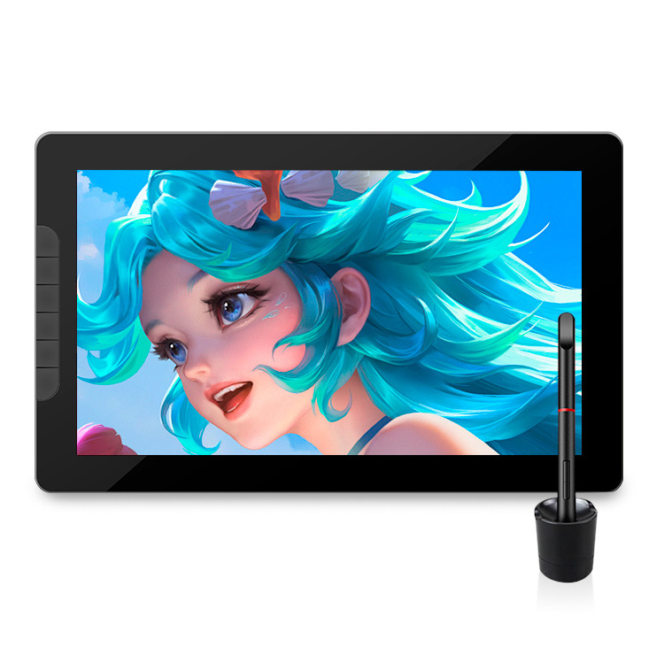 hot sale 13.3 inch HD 8192 level display tablet battery free pen stylus capacitive interactive graphics touch drawing monitor