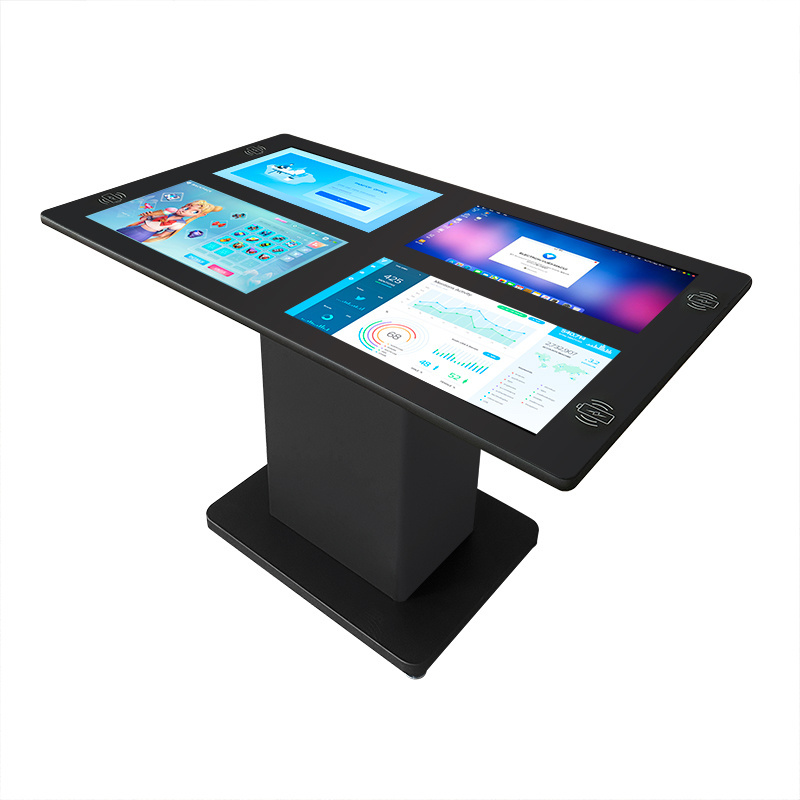 factory price 32 43 55 65 inches Android Windows 4k waterproof game restaurant coffee shop multi interactive touch screen table