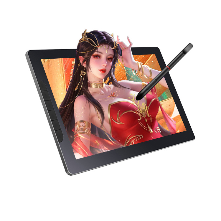 best seller 8192 levels pressure lcd pen display graphic touch screen art design 13.3 stylus gamut drawing monitor