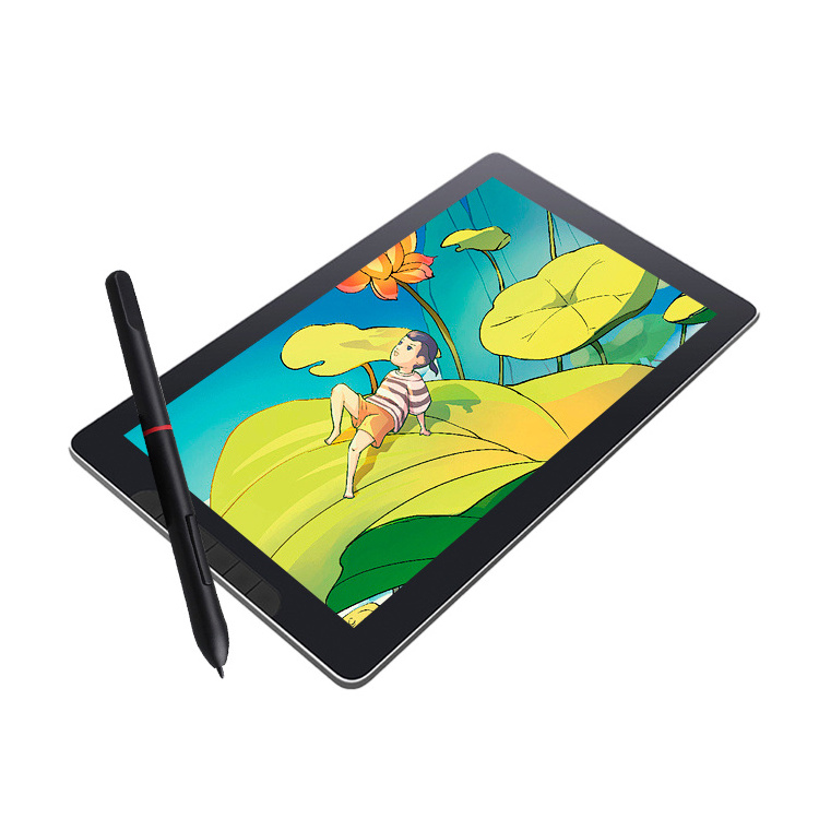 hot sale 13.3 inch HD 8192 level display tablet battery free pen stylus capacitive interactive graphics touch drawing monitor