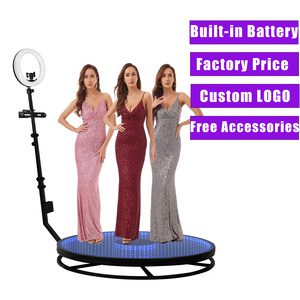 Rotating Slow Motion Kiosk Video 360 Degree Selfie Photobooth 360 Photo Booth Portable Platform