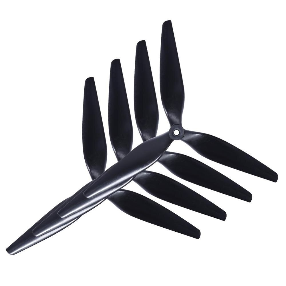 Fpv Prop 9x5x3 1050/9050 9inch 3 Blade/Tri-Blade Black-Carbon Reinforced Nylon Propeller Prop For Fpv Drone Propellers Parts