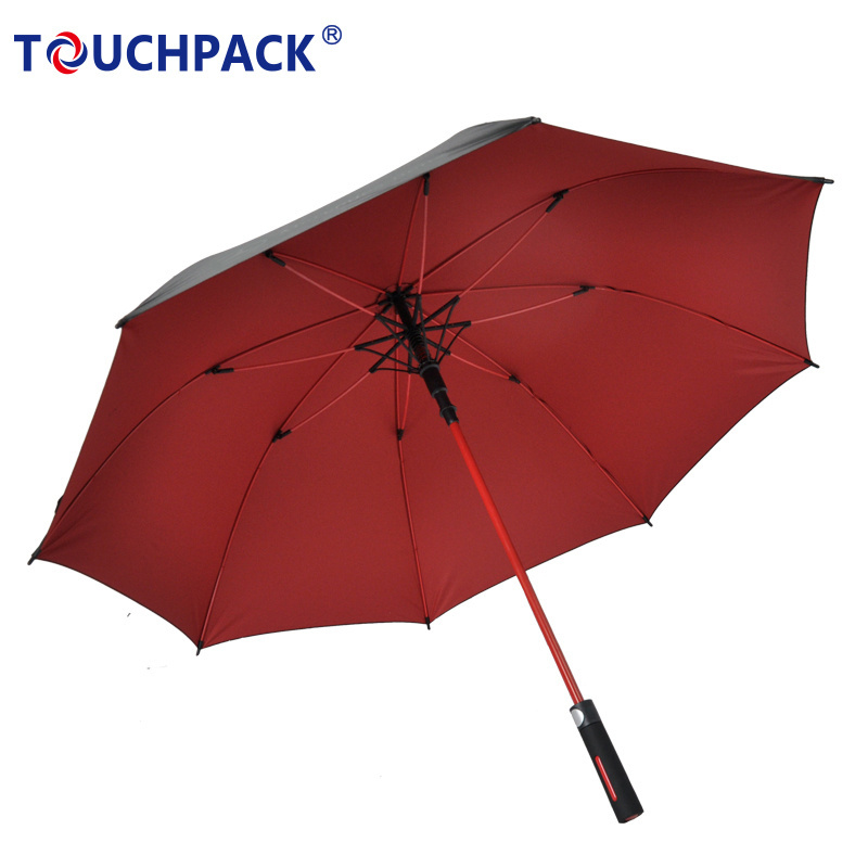 Multi-color 27 Inch Full Fiberglass Golf Umbrella Advertising Customized Umbrella