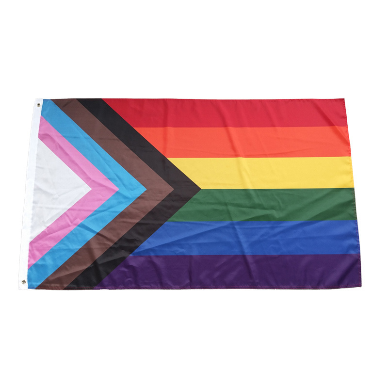 Fast Delivery 3x5 Black Sublimation Design Print Logo Color Flags Banners Custom Flag