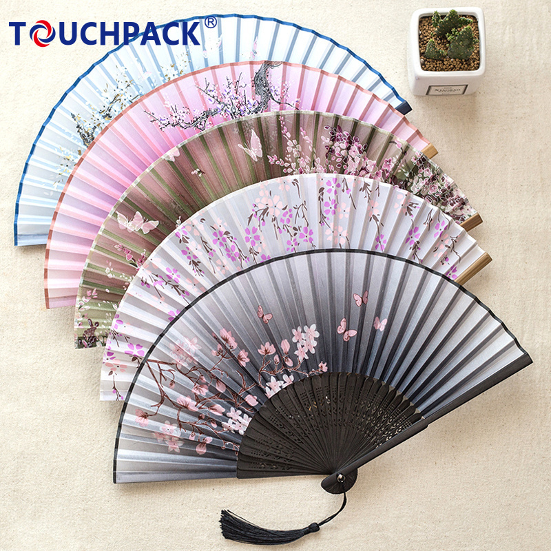 Customized Advertisement Large Folding Wood Hand Fan