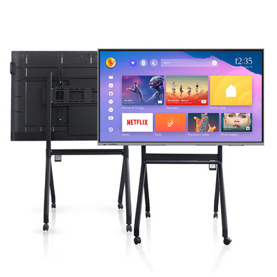 Hot sales 55 65 75 86 inch Electronic Interactive whiteboard 4K HD portable Android Interactive flat panel Smart board