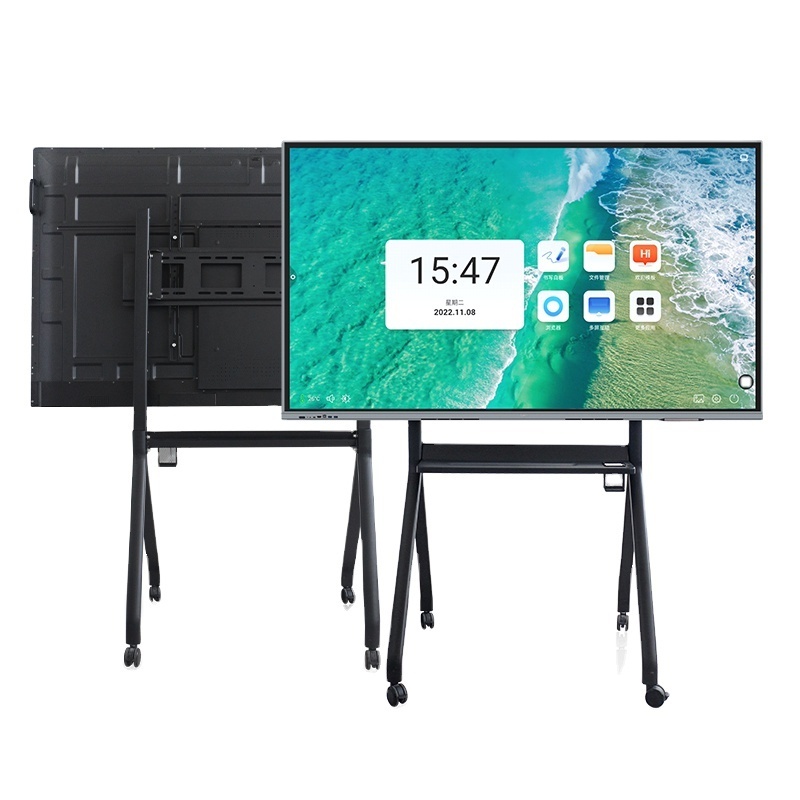 55 65 75 86 inch interactive flat panel  all-in-one touch screen Interactive Whiteboard Online Conference Meeting Equipment