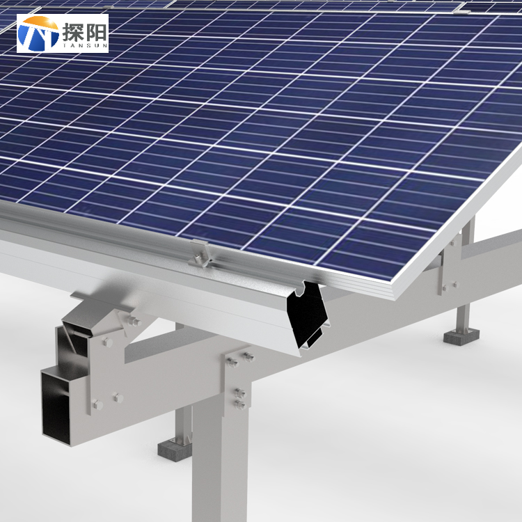 Strong Structure Heavy Load Ground Solar Power Brackets Panel Mounting System Solar Panel Stand Design