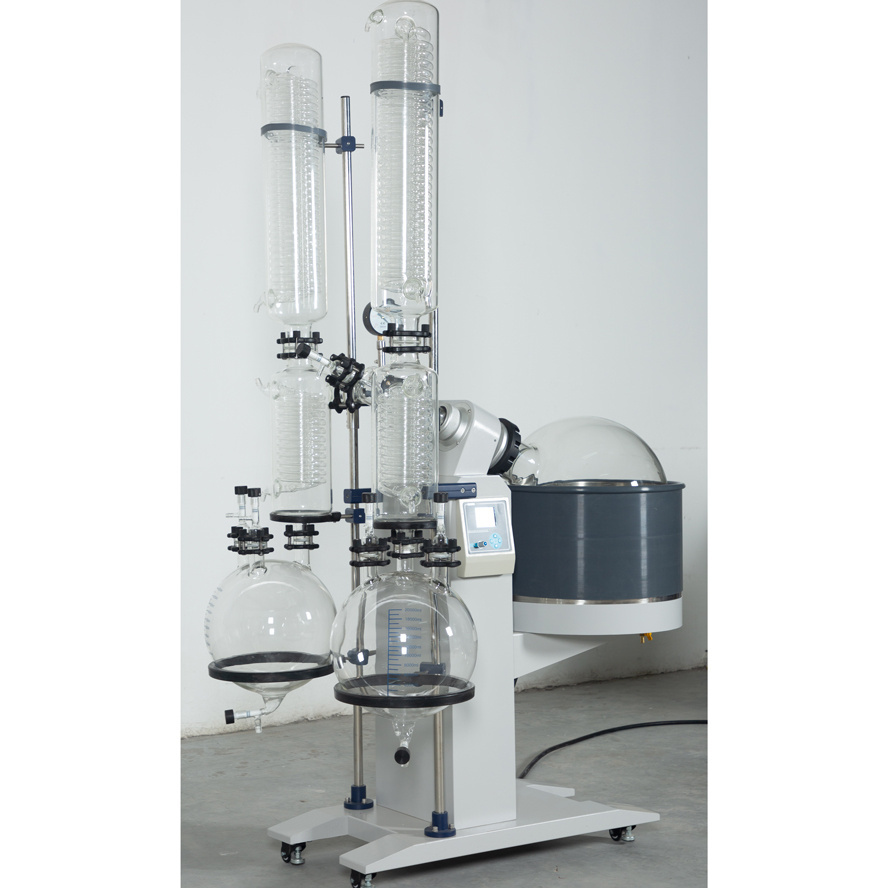 10L Vertical Condenser Destiller Vacuum Distillation Chemical Laboratory Vacuum Rotary Evaporator