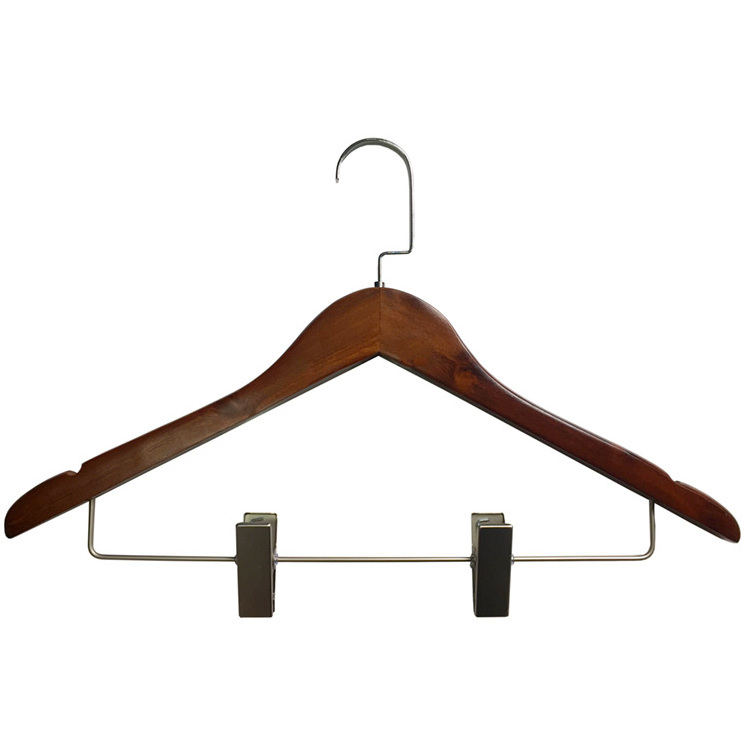 Cheap factory price coat hanger for clothes antique wooden hangers wholesale