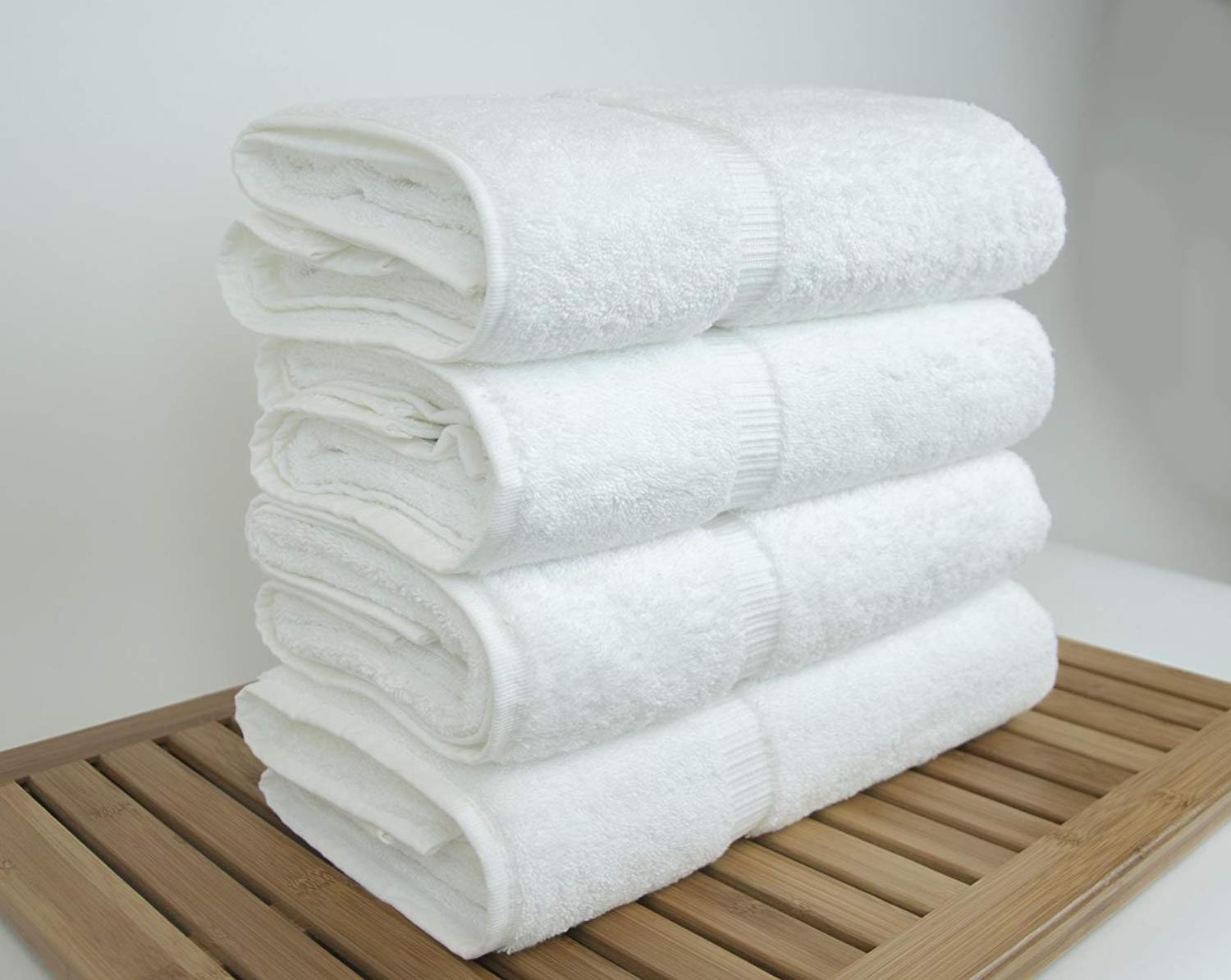 White Striped Small Size Terry Cloth High Quality Organic 100% Egyptian Bathroom Face Natural Cotton Fabric Towel