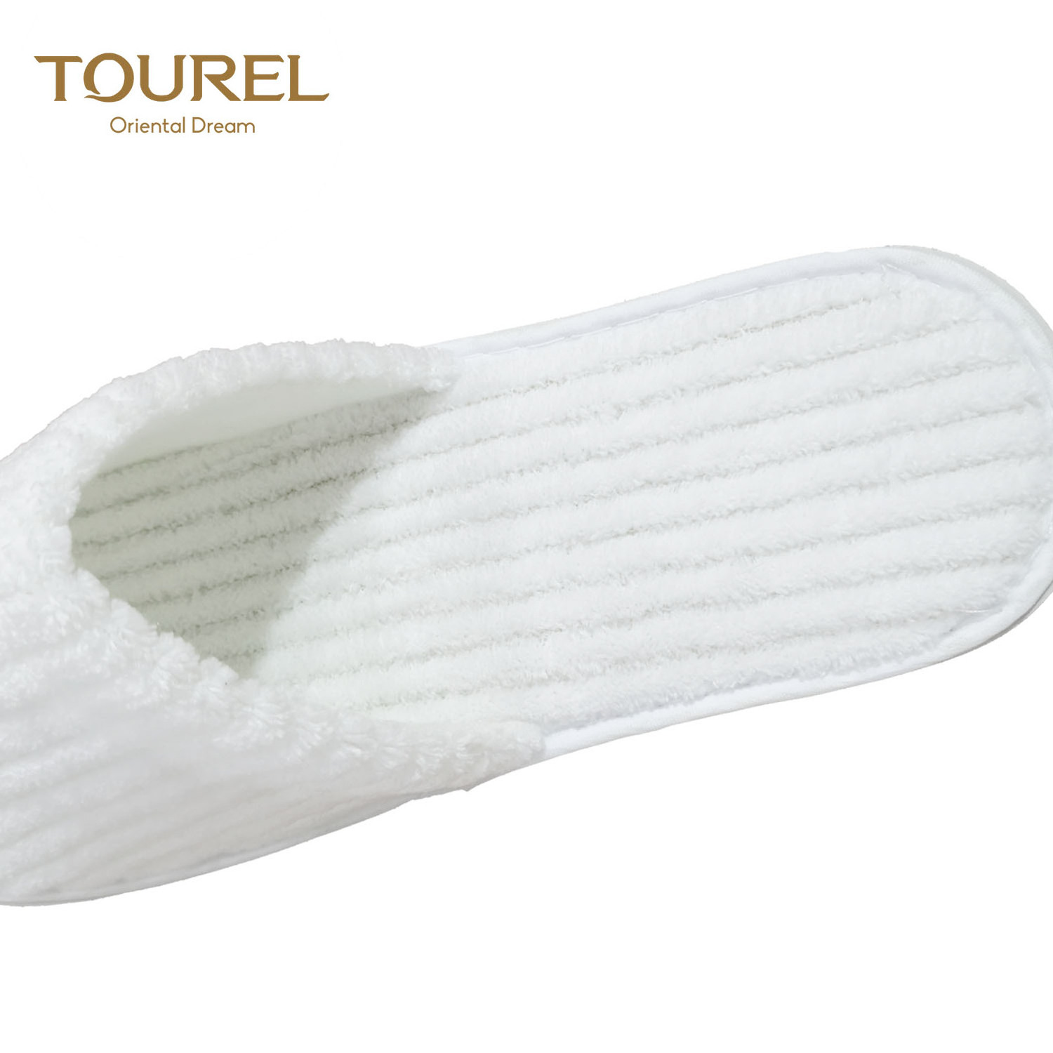 Luxury Cheap Wholesale Custom Woman Type Velour Hotel  Men Open Toe Slipper