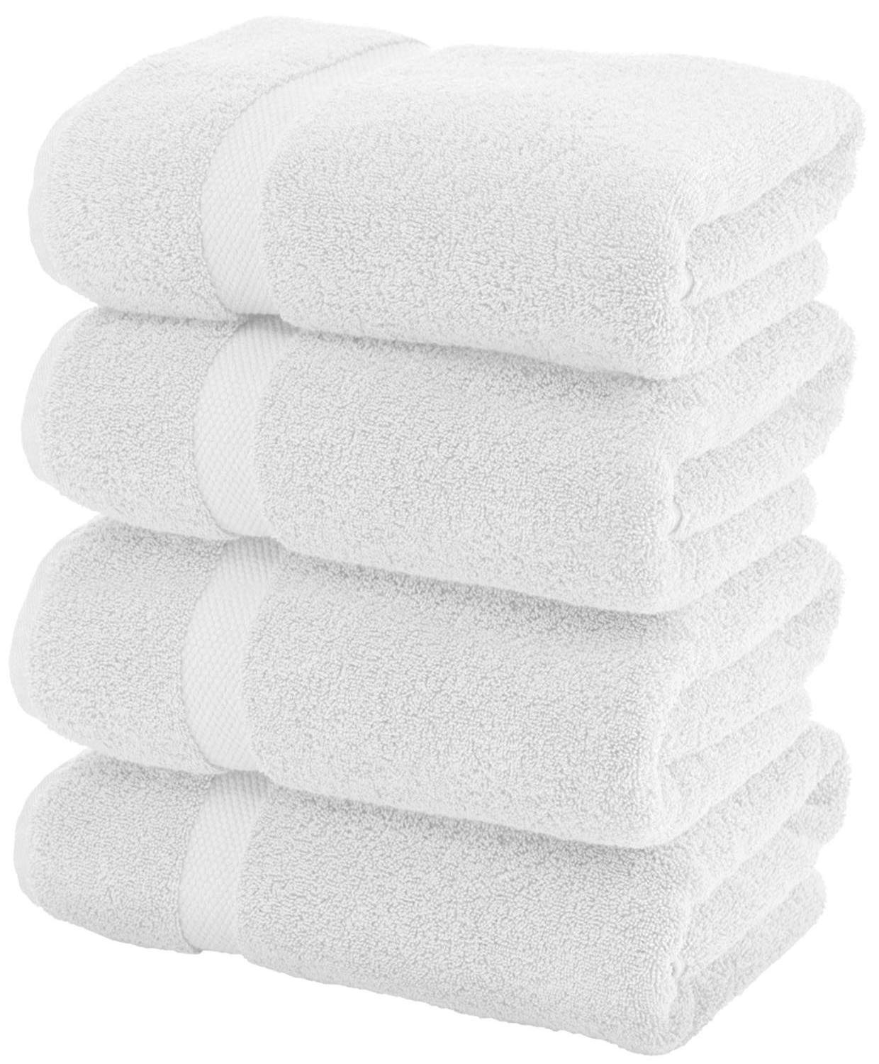 White Striped Small Size Terry Cloth High Quality Organic 100% Egyptian Bathroom Face Natural Cotton Fabric Towel