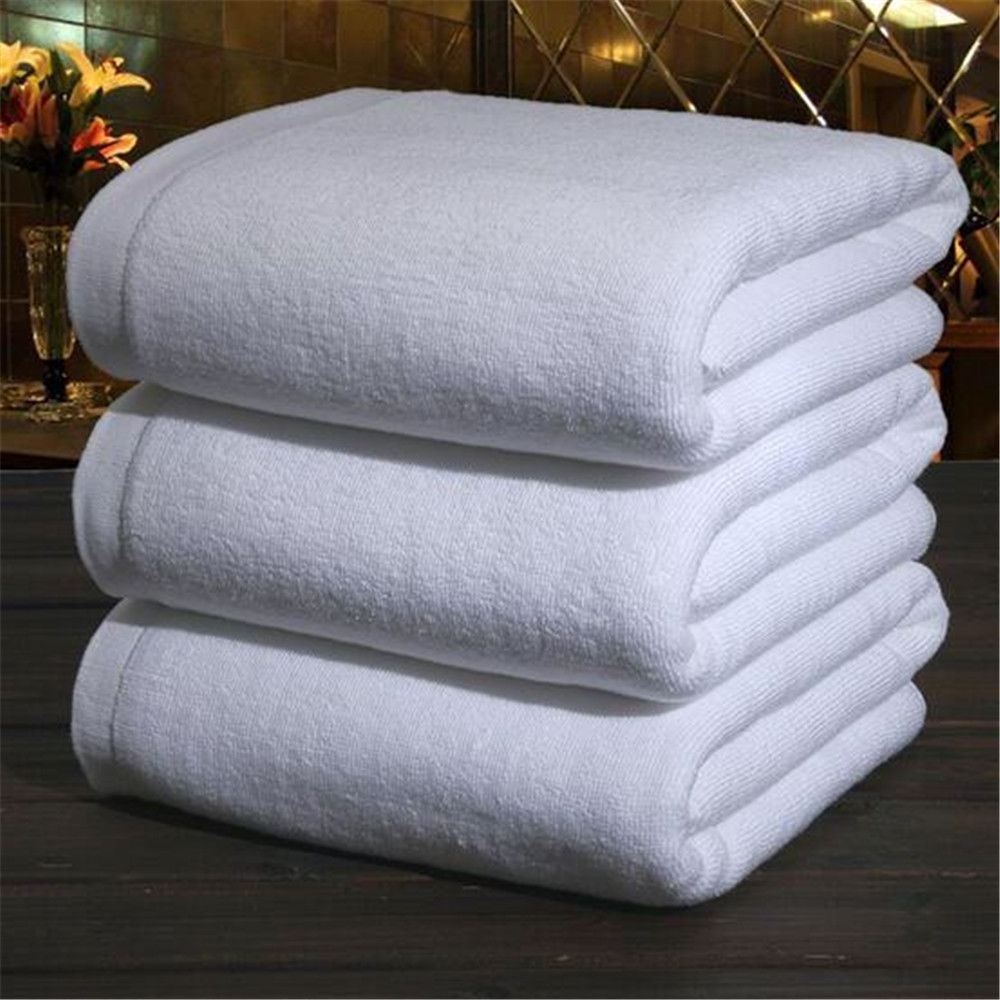 White Striped Small Size Terry Cloth High Quality Organic 100% Egyptian Bathroom Face Natural Cotton Fabric Towel