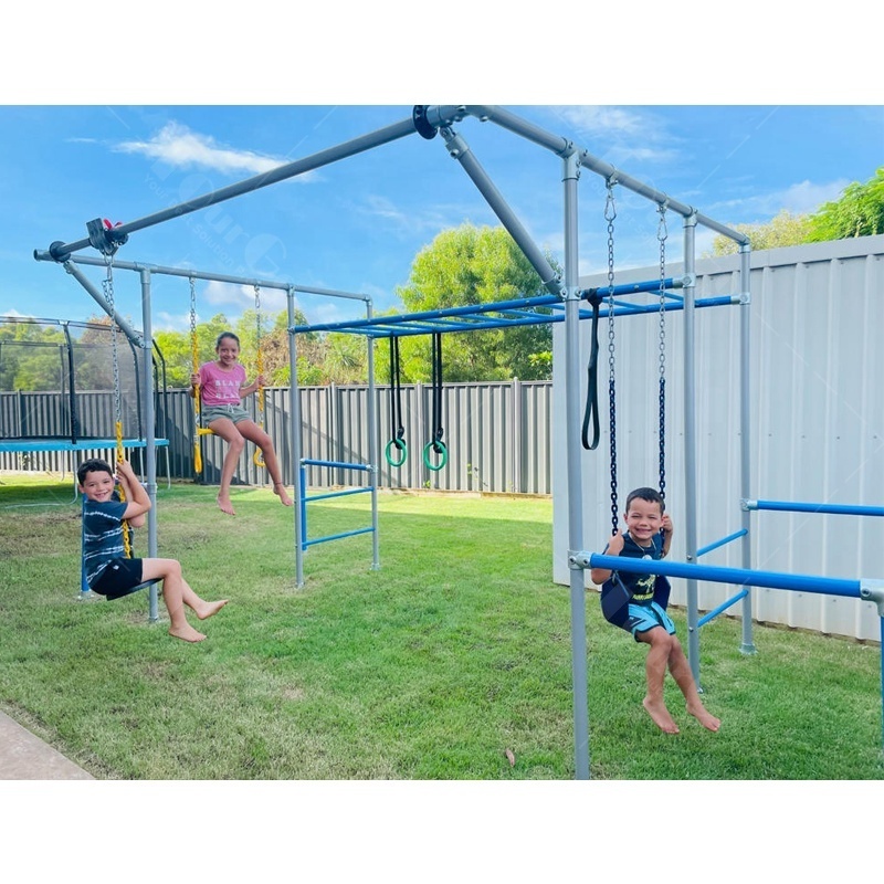 Ninja Fitness Monkey Bar Frames Metal Swing Set for adults / older kids / teens