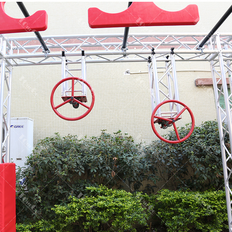 Spinning Wheels Indoor Outdoor Ninja Warrior Obstacles for Adult and Kids