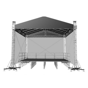 Aluminum Stage Truss Roof System With 290 Square Truss Construction, Canopy and Walls