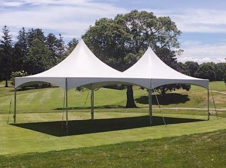 OUTDOOR PARTY CANOPY TENTS FOR SALE WEDDING 20 X 40 HIGH PEAK FRAME CANOPY TENT