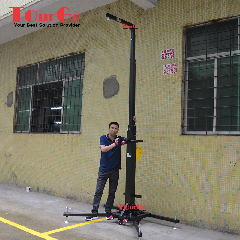 6m 250kg Heavy Duty Crank Stand Speaker Tower Lift