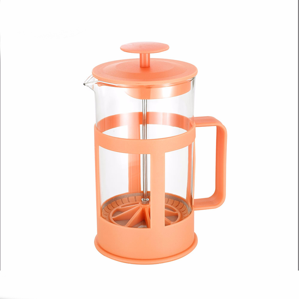 Heat Resistant White Glass French Press Coffee Borosilicate Accessories Percolator Glass Coffee Pot