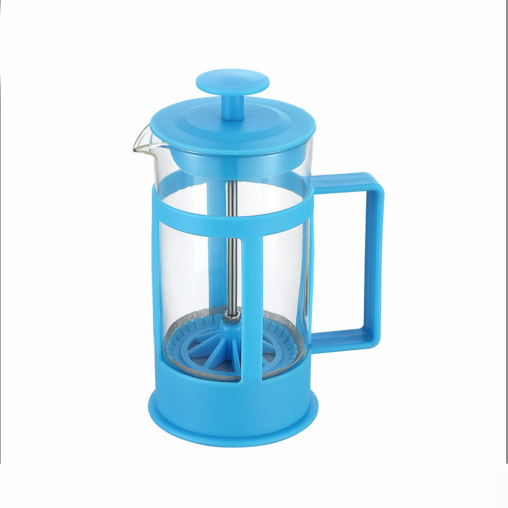 Heat Resistant White Glass French Press Coffee Borosilicate Accessories Percolator Glass Coffee Pot