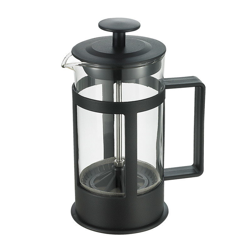 Heat Resistant White Glass French Press Coffee Borosilicate Accessories Percolator Glass Coffee Pot