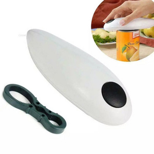 Creative Stainless steel Automatic Opener Tool One Touch Safety smooth Automatic jar bottle opener Electric tin can opener