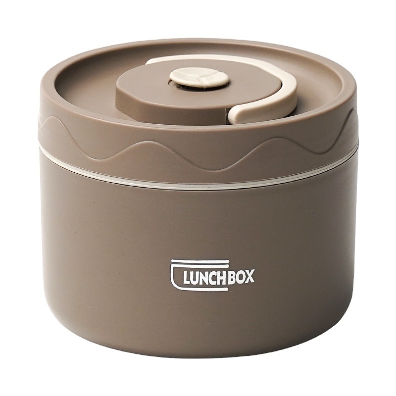 New Multi Layer Microwave Heatable Or Insulated Stainless Steel Round Thermal Bento Lunch Box With Insulation Bag