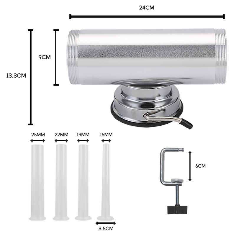 3 IBS Homemade Sausage Stuffer Aluminum alloy Filling Machine Sausage Syringe Meat Filler manual Sausage Maker