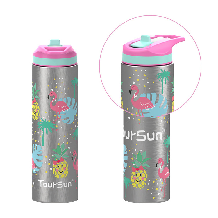 520ml Custom Logo Insulated Water Bottle Double Wall Stainless Steel Water Bottles Bulk