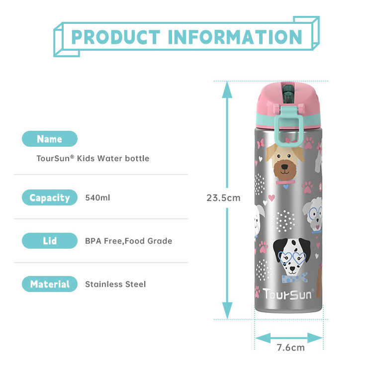 New ODM Design School Bottle Children Insulated Stainless Steel Vacuum Insulated Water Bottle