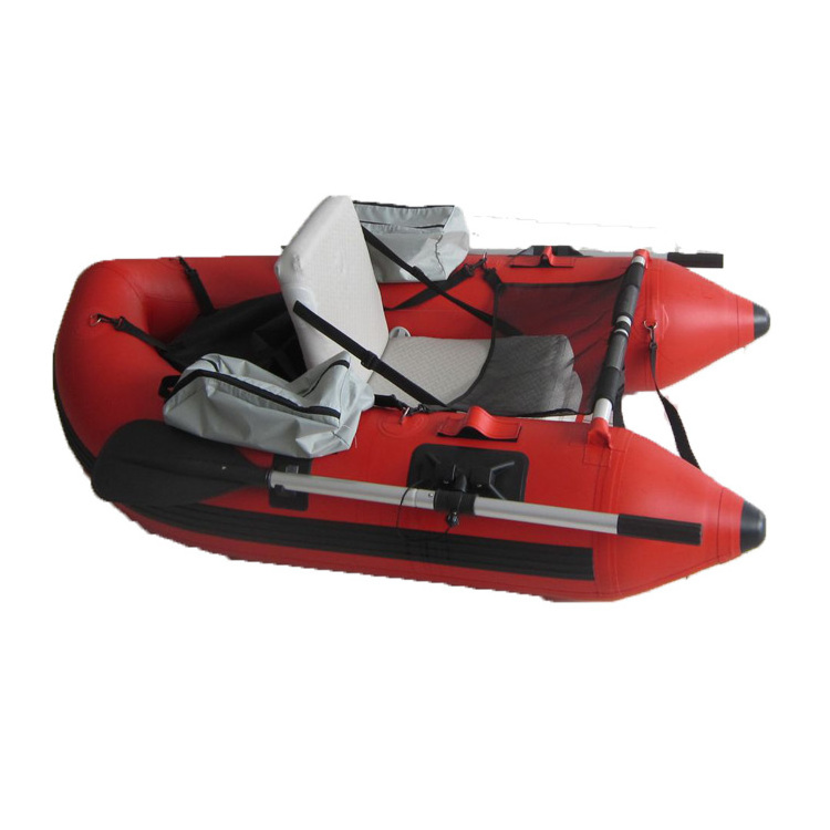 light weight folding portable fishing small boat PVC material inflatable  float tube belly boat for one person