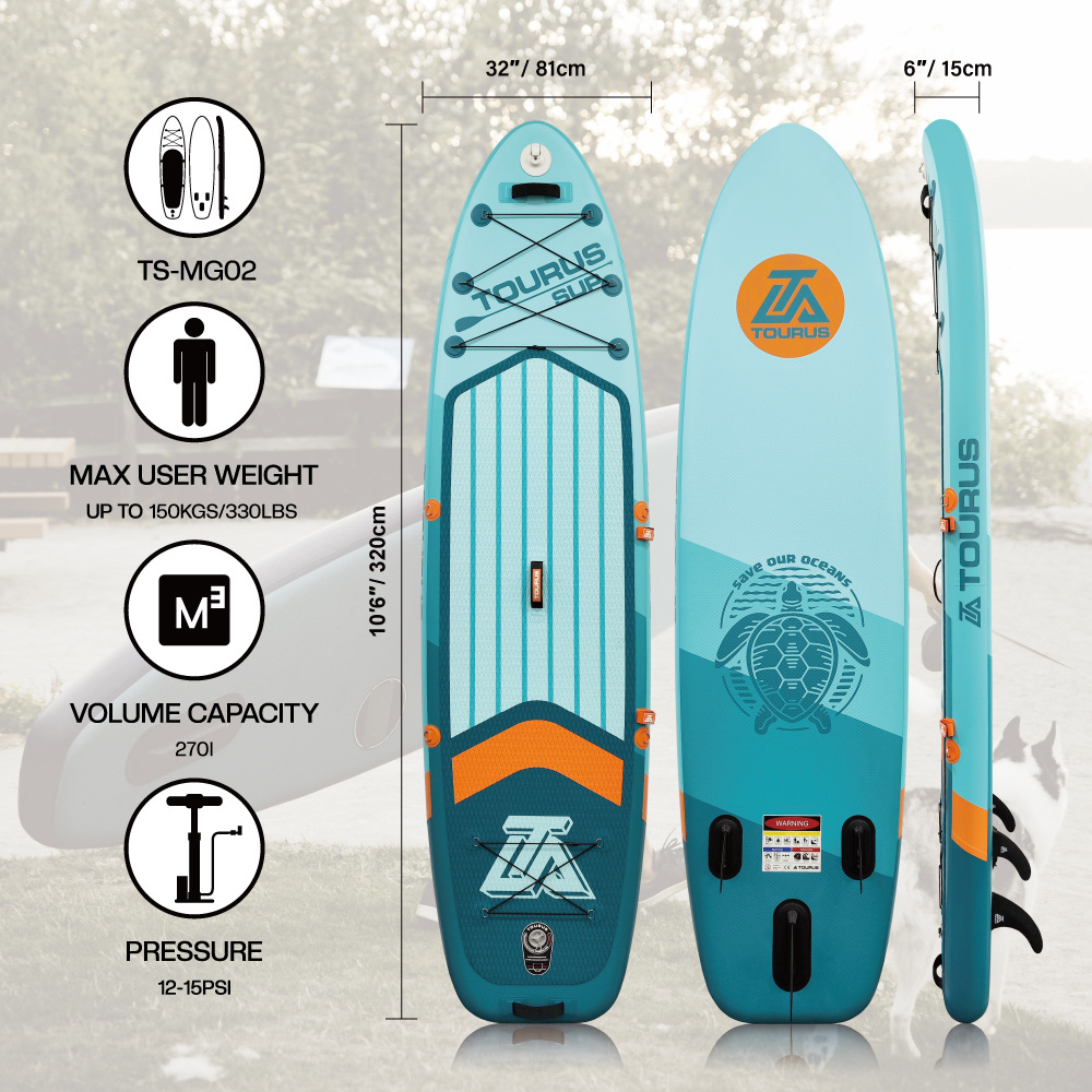 Brand New Inflatable Sup Ce Certificate Inflavel TOURUS Stand Up Paddle Board