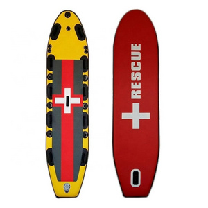 Good quality rescue board lifeguard inflatable sup stand up paddleboard surf rescue board