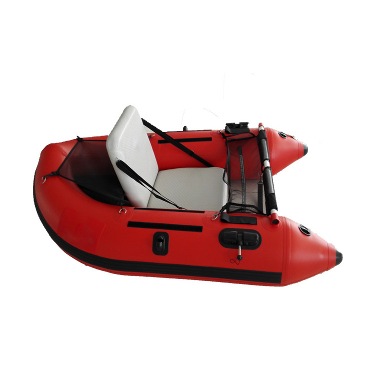 light weight folding portable fishing small boat PVC material inflatable  float tube belly boat for one person