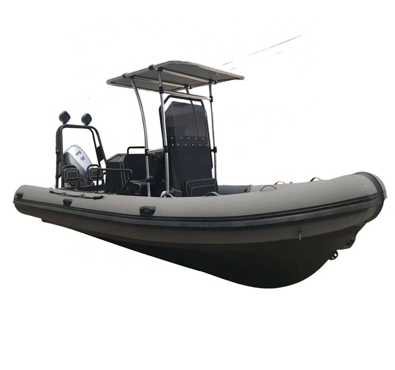 Hot Sale deep v aluminum rib boat sport rib boat 420 with trailer boat engines