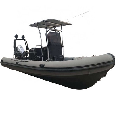 Hot Sale deep v aluminum rib boat sport rib boat 420 with trailer boat engines