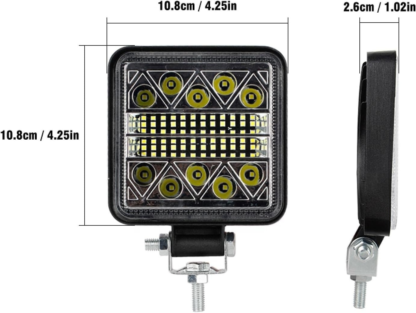 102W   LED Work Light Bar For Truck Off-road LED Headlight  6000K White Driving Strobe Flash Stable Light Fog Lamp