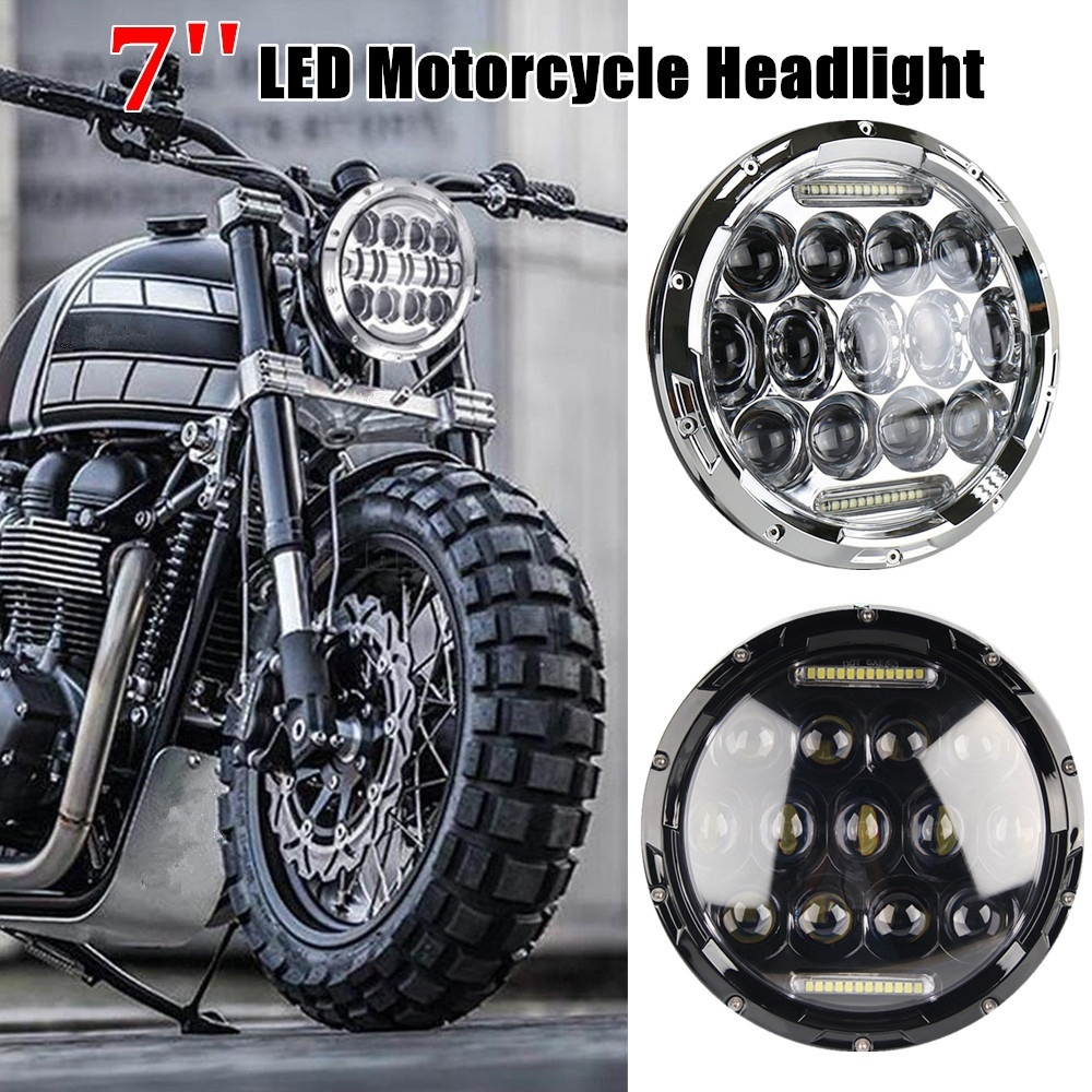 7 Inch Off-Road Motorcycle Lighting System Other Car Light Accessories Auto Hi-lo white DRL  Round LED Headlights