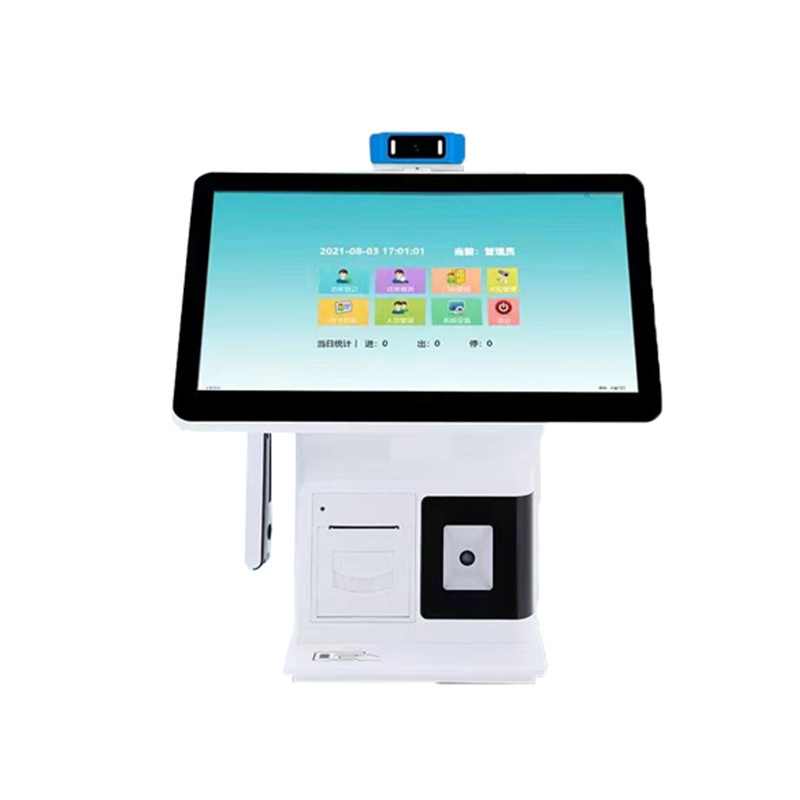 all in one 15.6 inch Pos Android 11 Windows capacitive Touch Dual Screen Billing Machine POS with 11.6 inch customer display