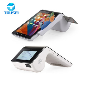 Android Mobile POS handheld system all in one Point of sale machine manufacturer barcode printer and reader