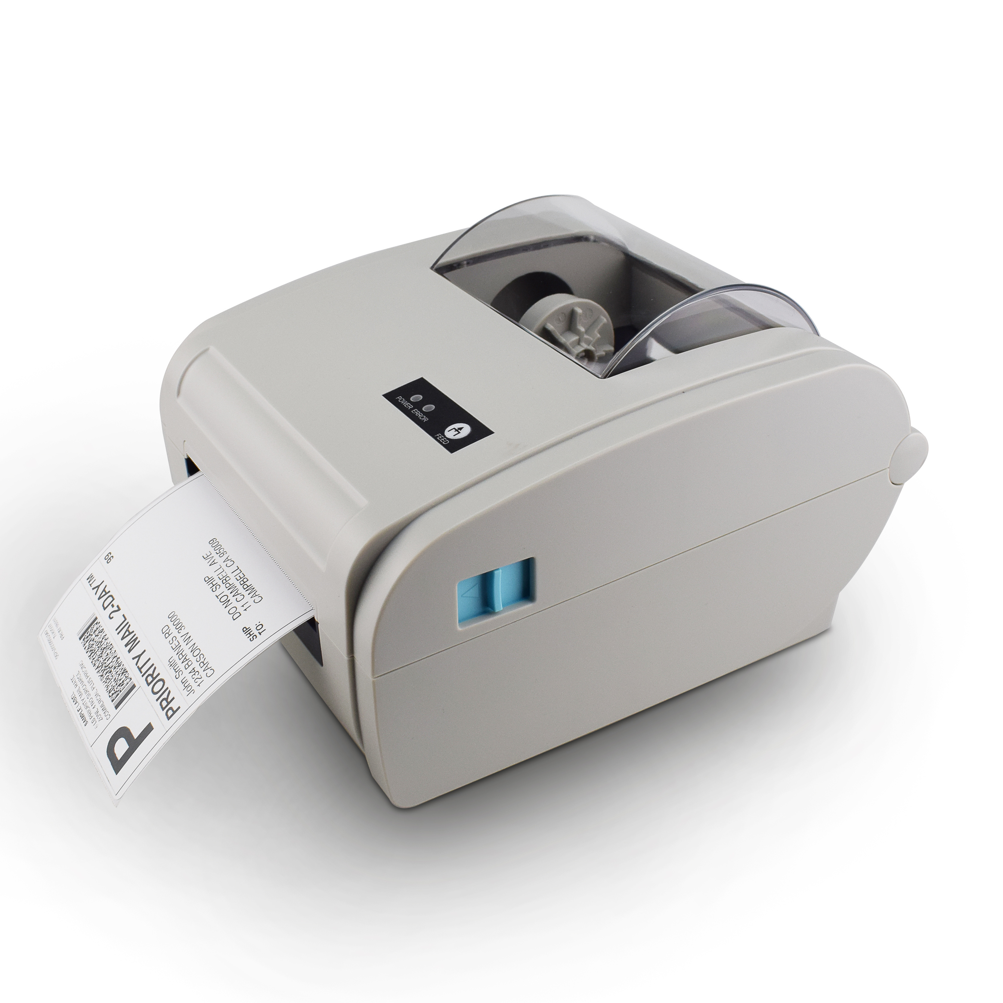 160mm/s High Speed Printing 4x110mm Wireless Thermal Receipt Barcode Printer USB LAN Blue tooth Connection Desktop Label Printer