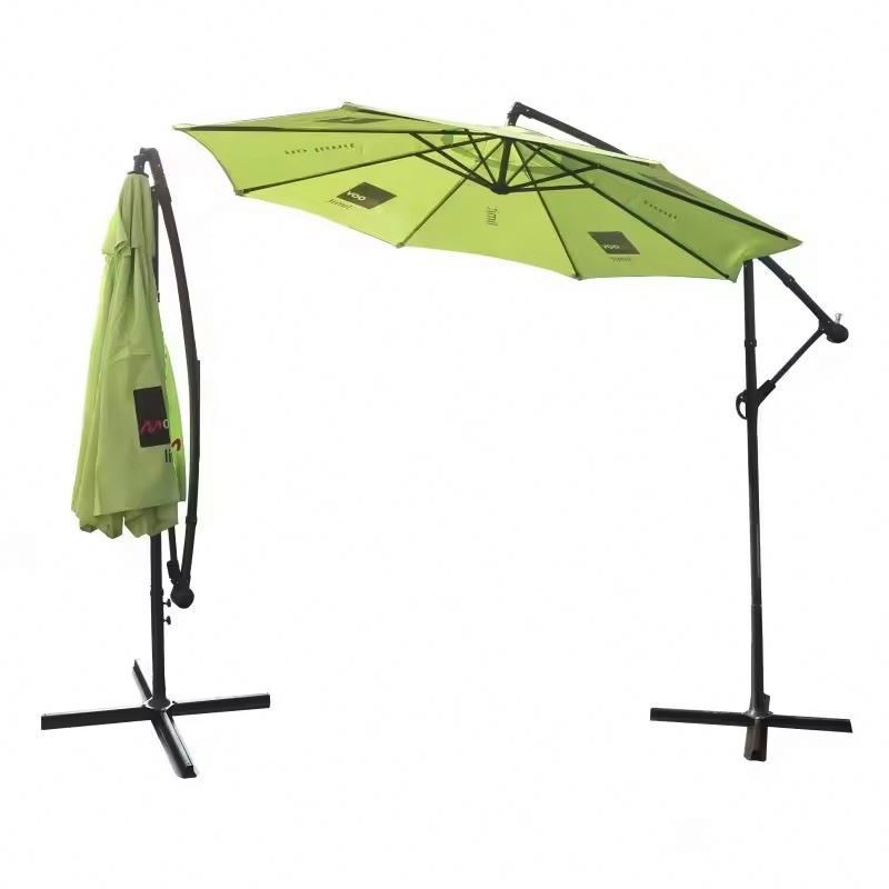 84 Bone Fully Automatic Large Two Person Folding Black Rubber Sunshade Umbrella Patio Umbrellas Sun Blocking Umbrella