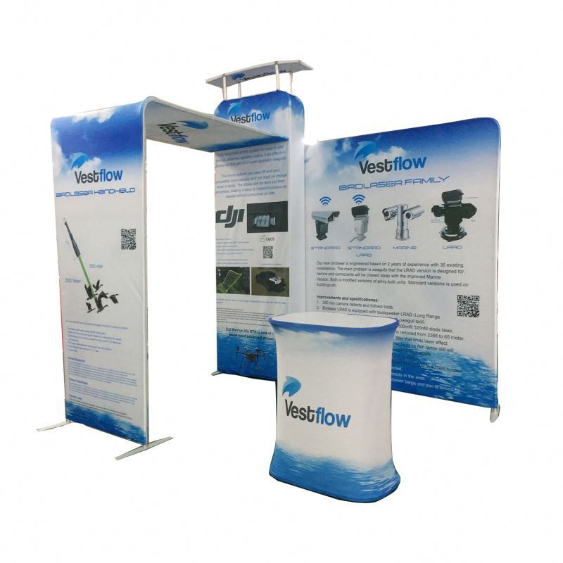 Cheap Durable Trade Show Booth Custom New Design Reusable Stand 3X3M Size Exhibition Booth