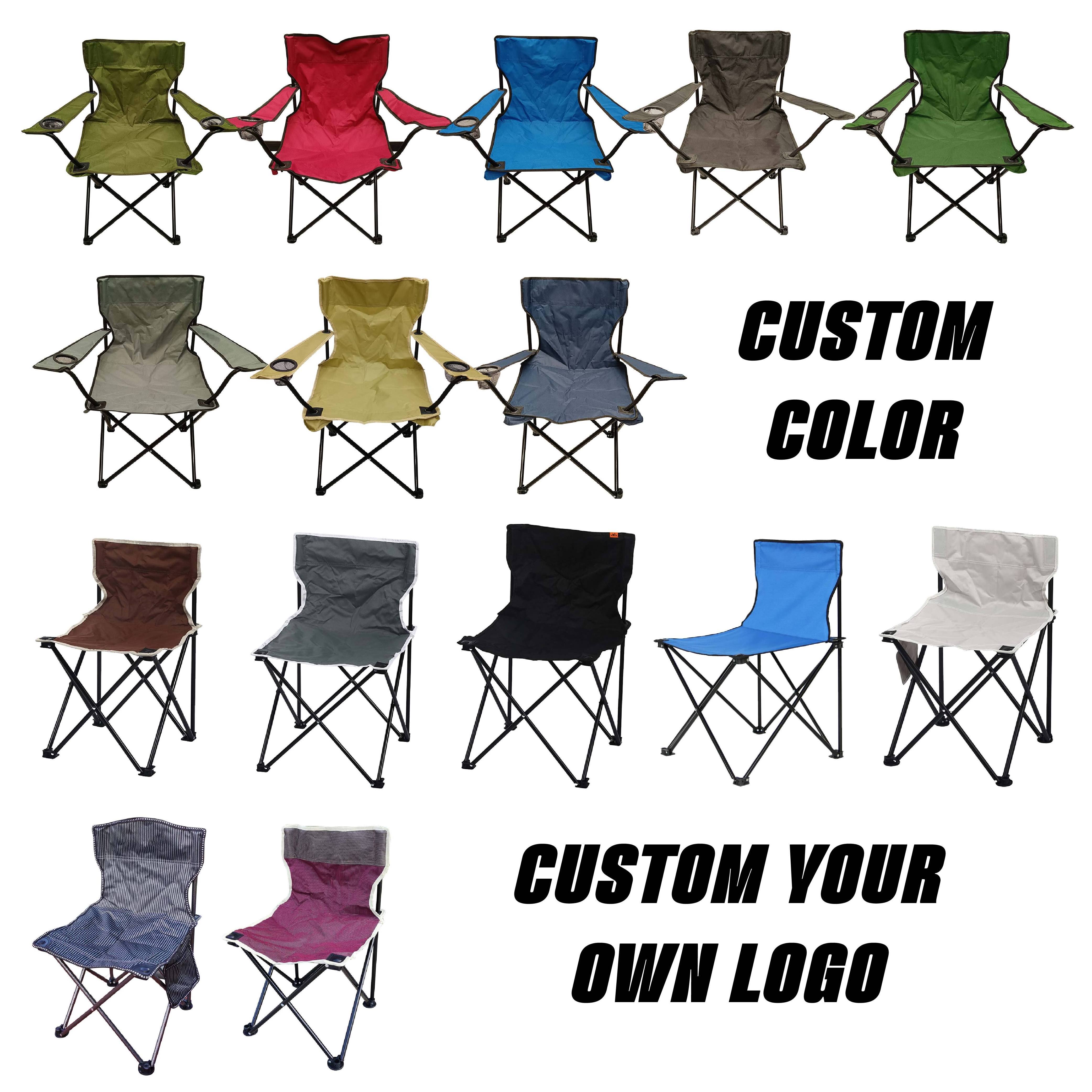 Customization Outdoor Lightweight Camping Chair And Table Set Portable Water-proof Fishing Chair Picnic Folding Beach Chair