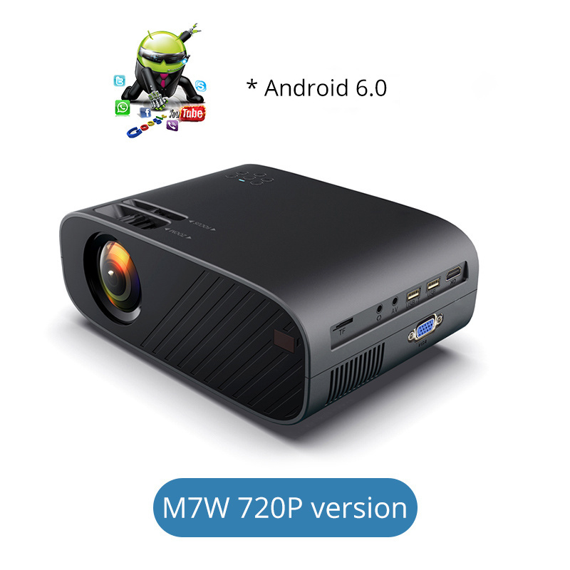 Everycom M7 Cheap mini led projector pocket mobile phone hd ready with sync Android wifi for home cinema