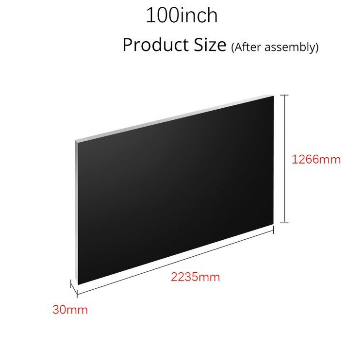 changhong CHIQ Low price of Brand Light Rejecting Screen Anti Light screen Ultra-thin for the projector laser projector