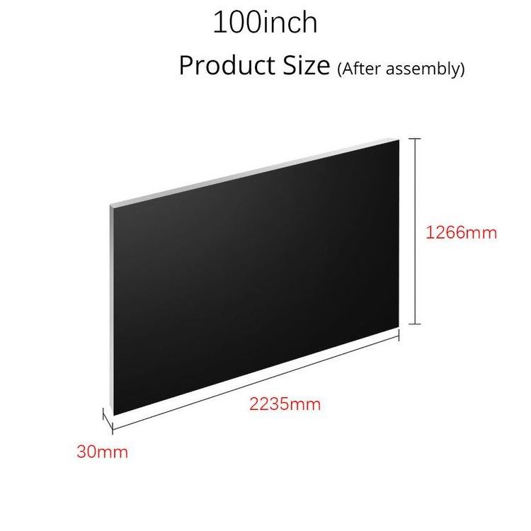 Changhong CHIQ Screen 100/120 inch Ambient Light Rejecting Screen Anti Light screen Ultra-thin for the projector laser projector